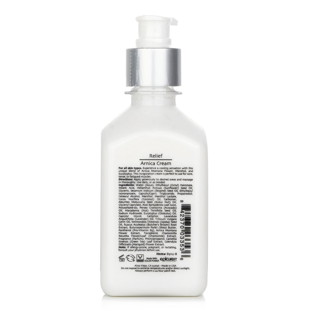 Epicuren - Relief Arnica Cream  - 250ml/8oz