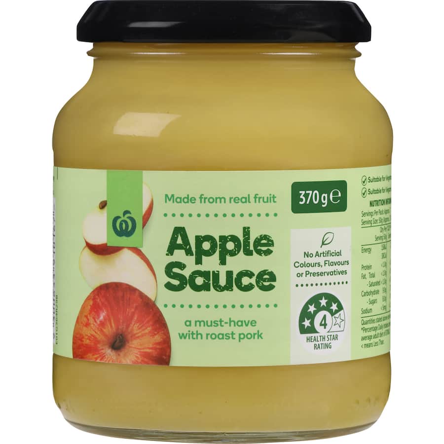 Woolworths Apple Sauce  370g