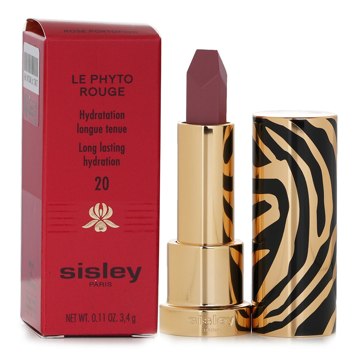 Sisley - Le Phyto Rouge Long Lasting Hydration Lipstick - # 20 Rose Portofino  -