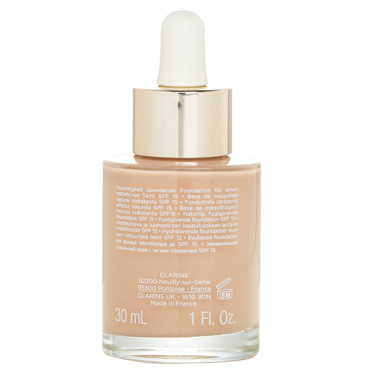 Clarins - Skin Illusion Natural Hydrating Foundation SPF 15 # 107 Beige  - 30ml/