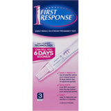 First Response Pregnancy Test Kit Instream 3pack