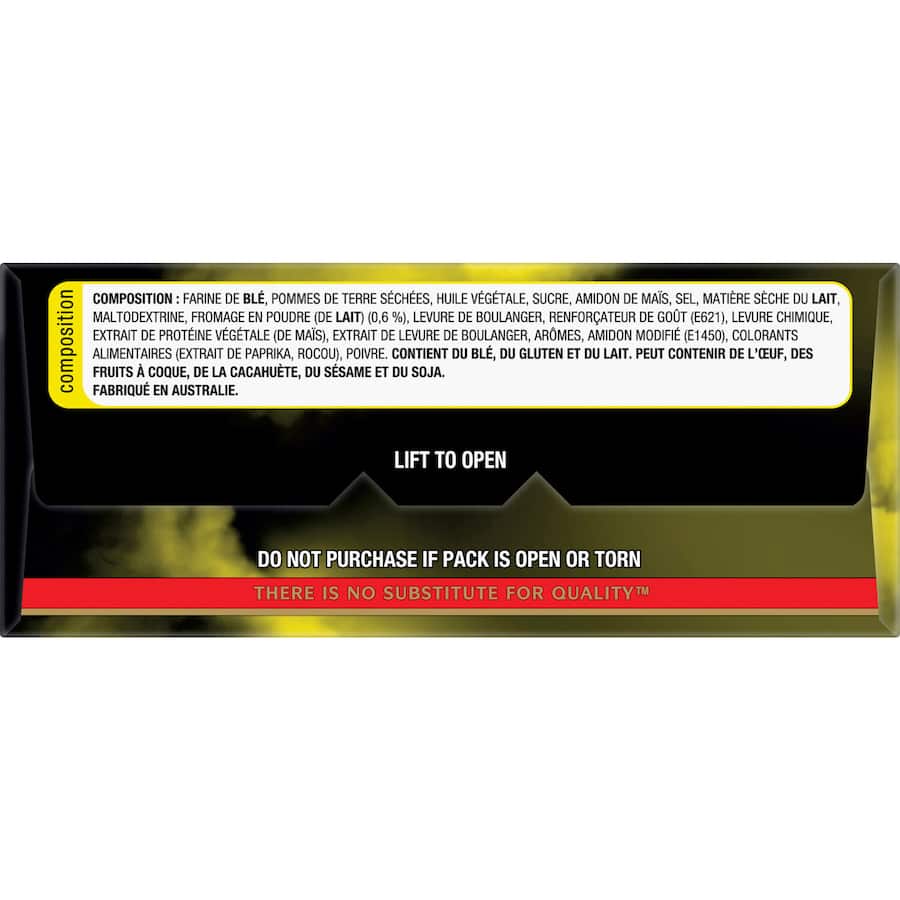 Arnotts Shapes Fully Loaded Crackers Ultimate Cheese