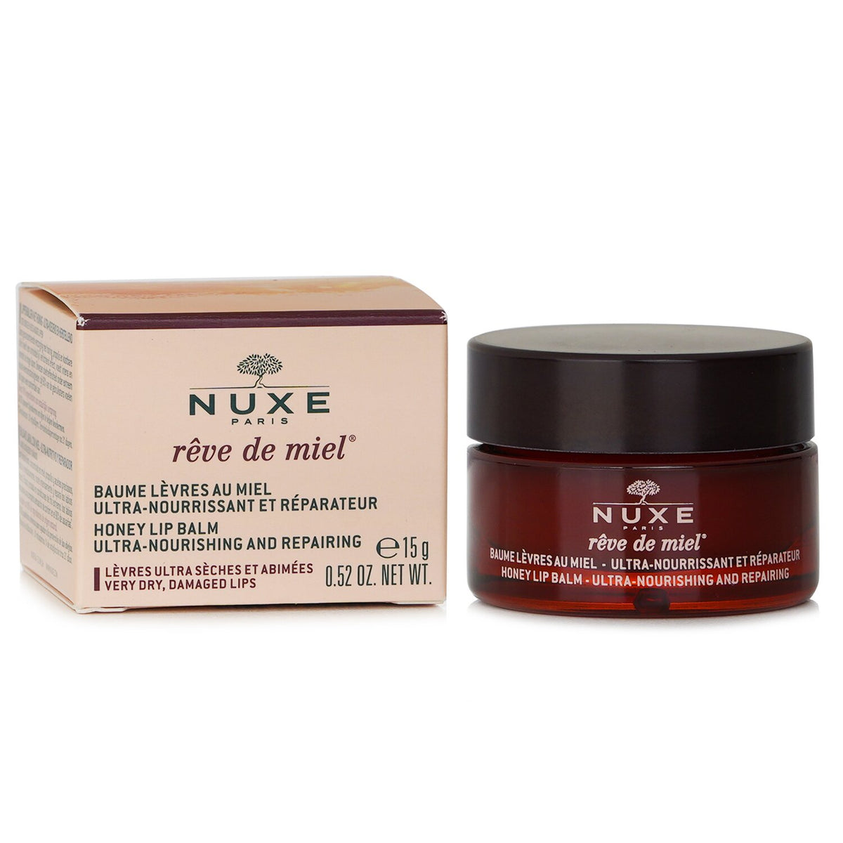 Nuxe - Reve De Miel Honey Lip Balm - For Very Dry, Damaged Lips (Packaging Rando