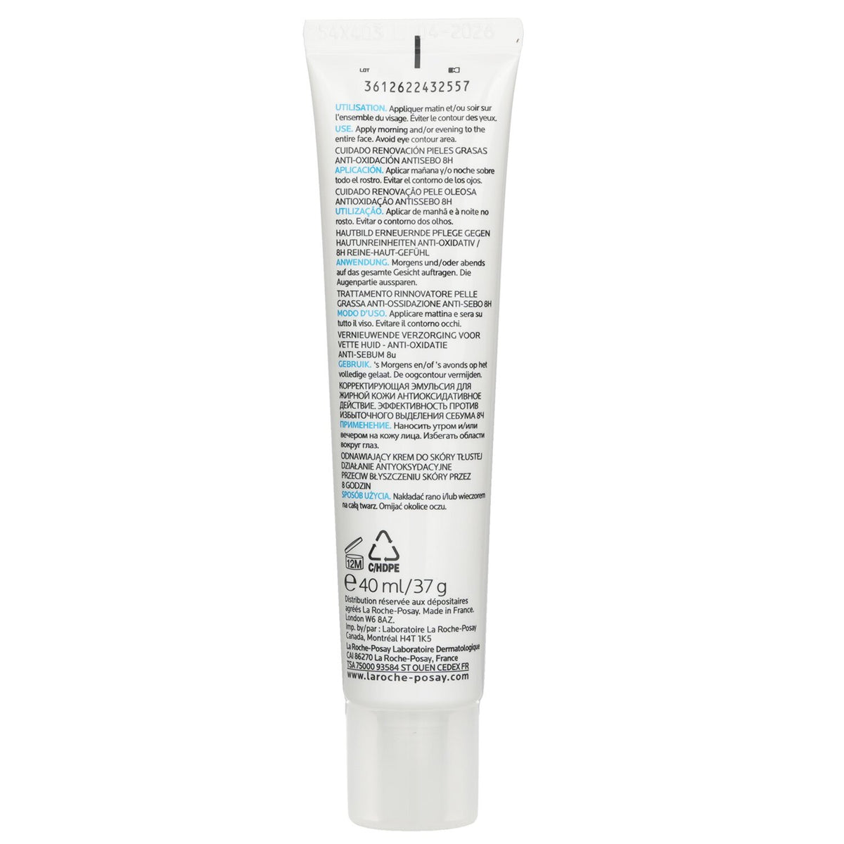 La Roche Posay - Effaclar K (+) Oily Skin Renovating Care  - 40ml/1.35oz