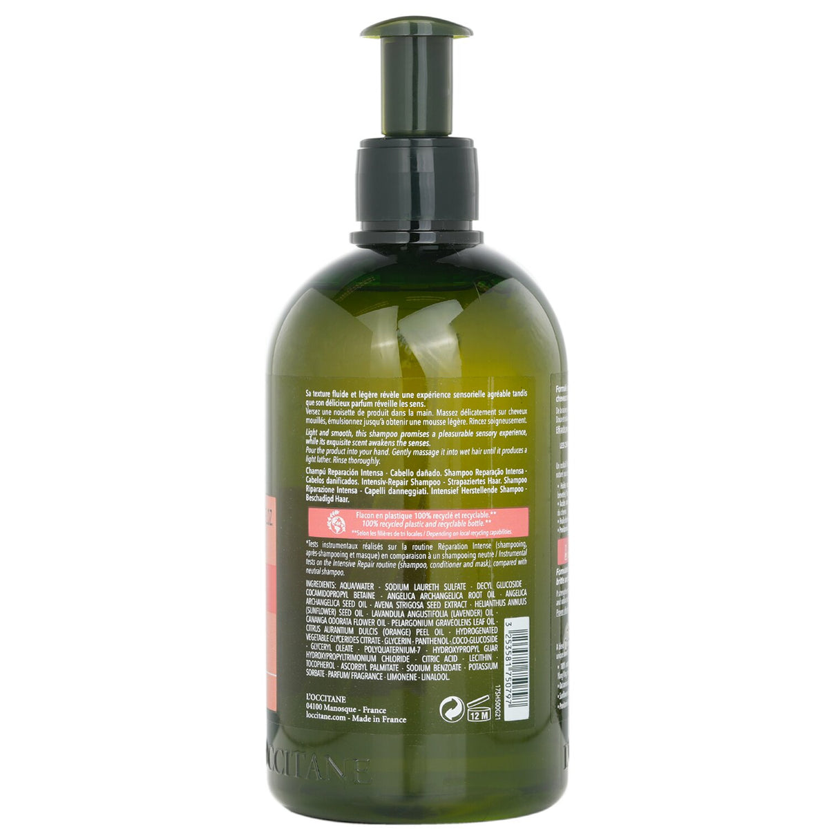 L'Occitane - Aromachologie Intensive Repair Shampoo (Damaged Hair)  - 500ml/16.9