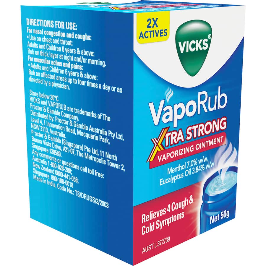 Vicks Vaporub Ointment Extra Strong 50g