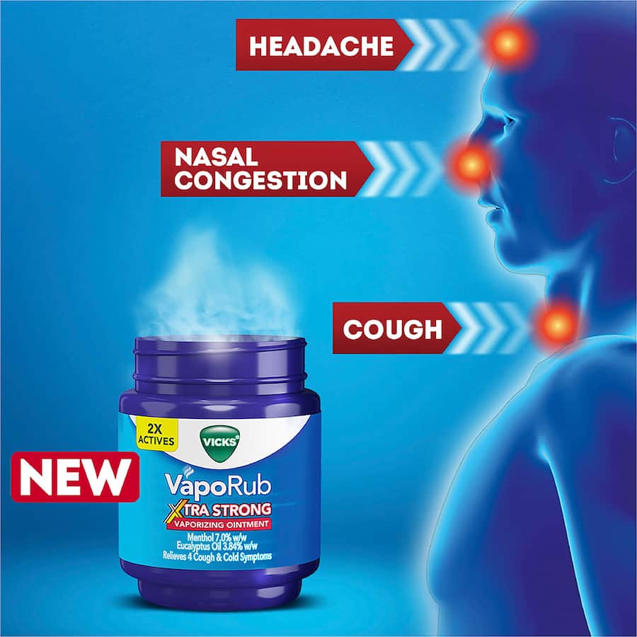Vicks Vaporub Ointment Extra Strong 50g