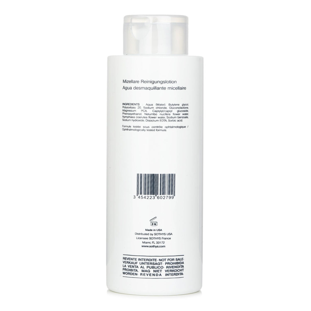 Sothys - Micellar Cleansing Water (Salon Size)  - 500ml/16.9oz