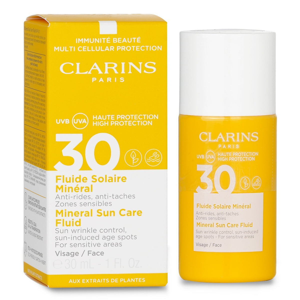 Clarins - Mineral Sun Care Fluid For Face SPF 30 - For Sensitive Areas  - 30ml/1