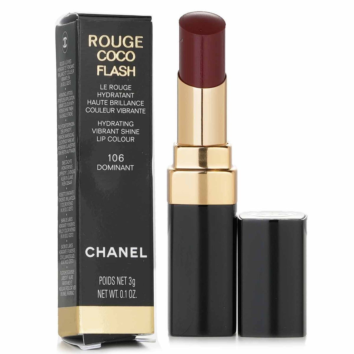 Chanel - Rouge Coco Flash Hydrating Vibrant Shine Lip Colour - # 106 Dominant  -