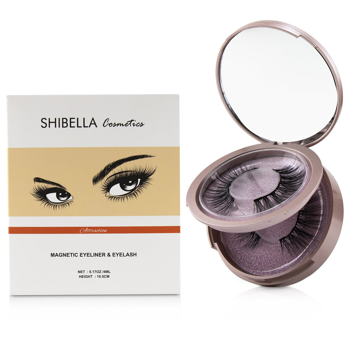 SHIBELLA Cosmetics - Magnetic Eyeliner & Eyelash Kit - # Attraction  - 3pcs