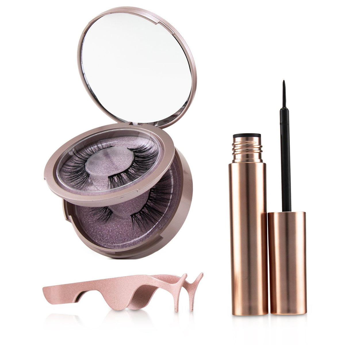 SHIBELLA Cosmetics - Magnetic Eyeliner & Eyelash Kit - # Attraction  - 3pcs