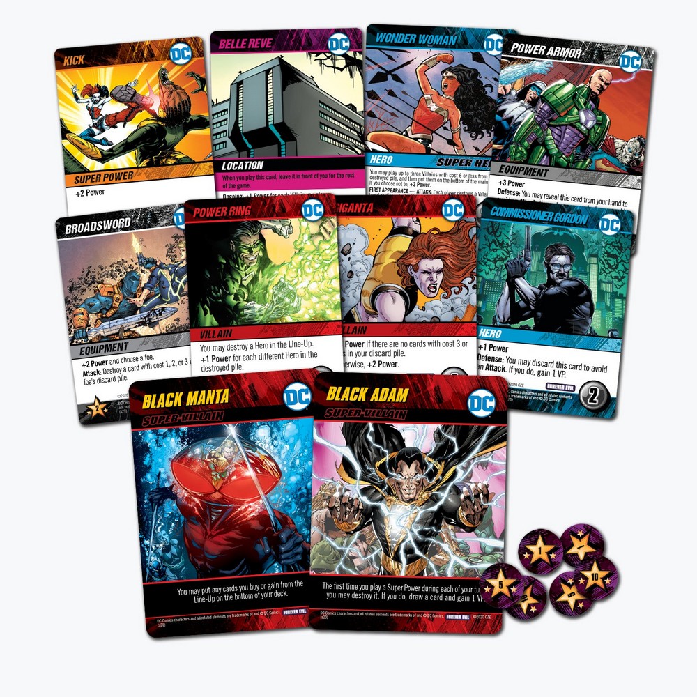 Cryptozoic: DC Comics Deck-Building Game: Forever Evil Multiverse Edition