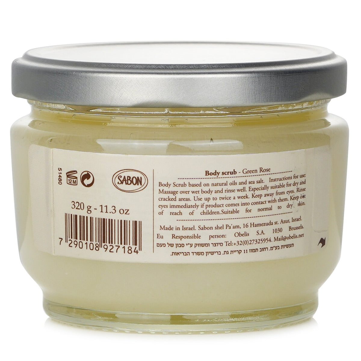 Sabon - Body Scrub - Green Rose  - 320g/11.3oz