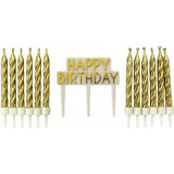 Whiz Pop Bang Plaque & Candles, Happy Birthday 13pack