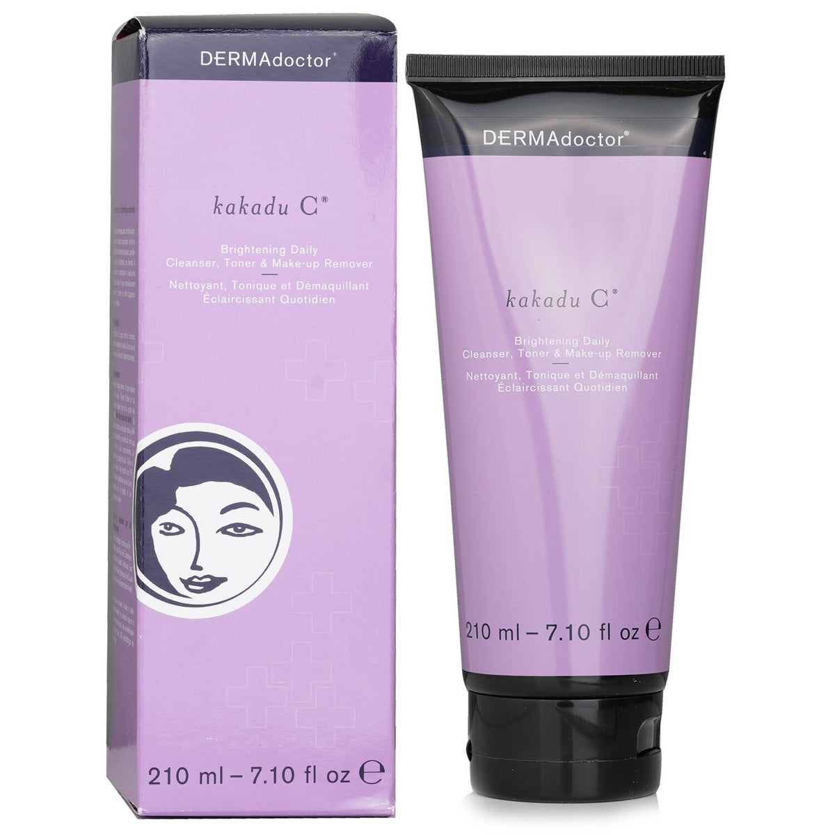 DERMAdoctor - Kakadu C Brightening Daily Cleanser, Toner & Makeup Remover (Tube)
