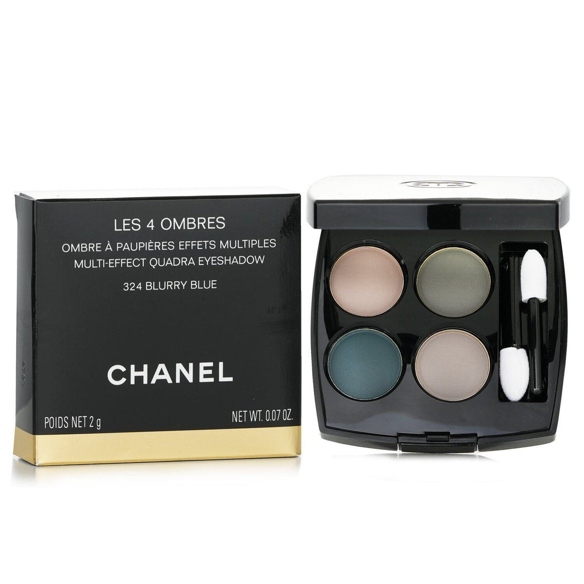 Chanel - Les 4 Ombres Quadra Eye Shadow - No. 324 Blurry Blue  - 2g/0.07oz