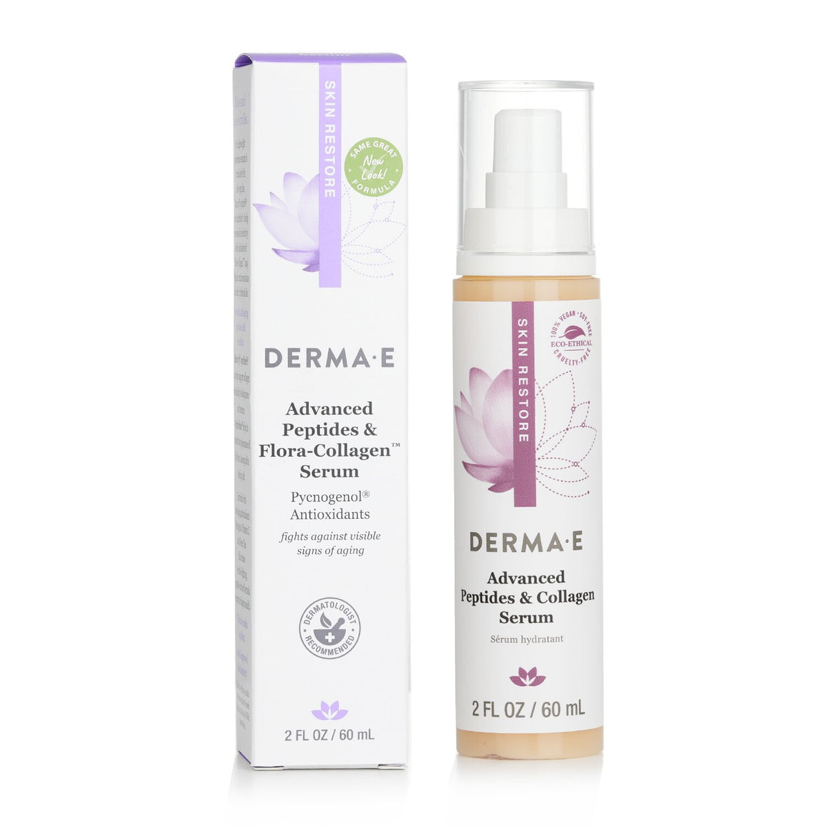 Derma E Skin Restore Advanced Peptides &amp; Collagen Serum  60ml/2oz