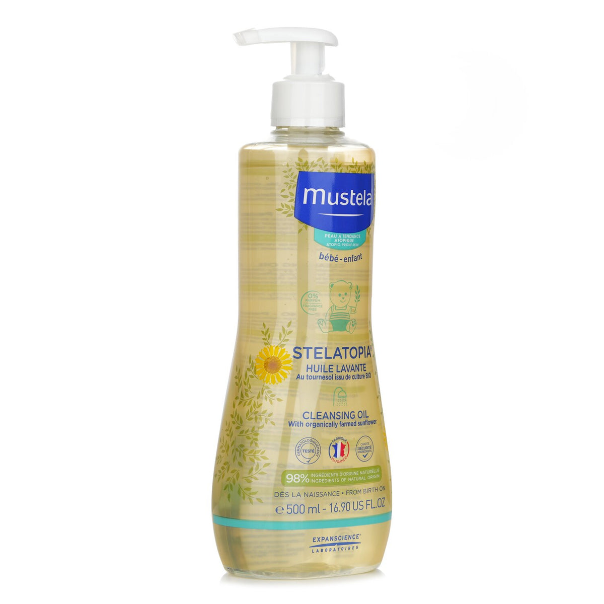 Mustela - Stelatopia Cleansing Oil  - 500ml/16.9oz