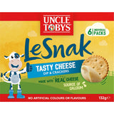 Uncle Tobys Le Snak Dip & Crackers Tasty Cheese - 132g