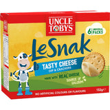 Uncle Tobys Le Snak Dip & Crackers Tasty Cheese - 132g