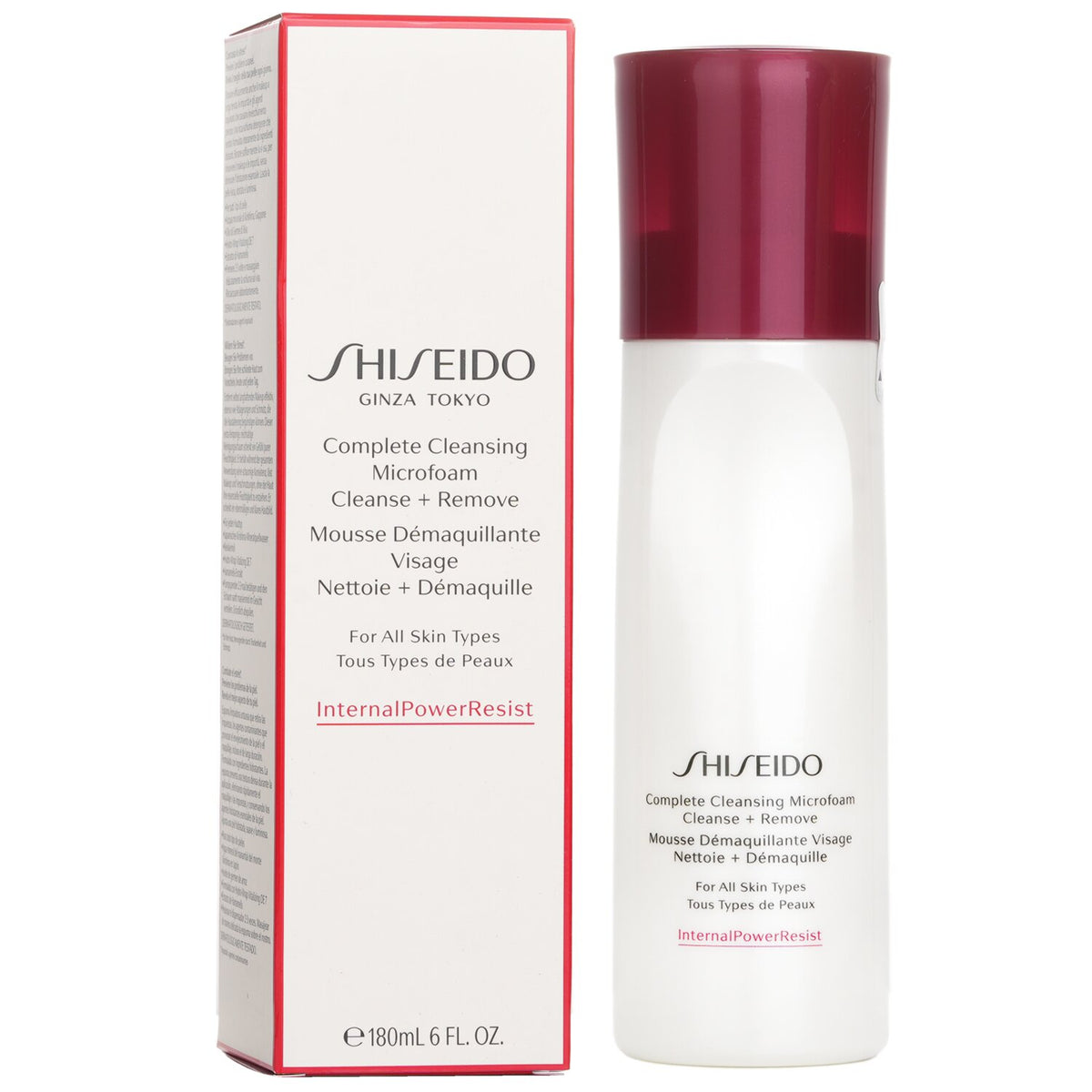 Shiseido InternalPowerResist Complete Cleansing Microfoam Cleanse + Remove - For