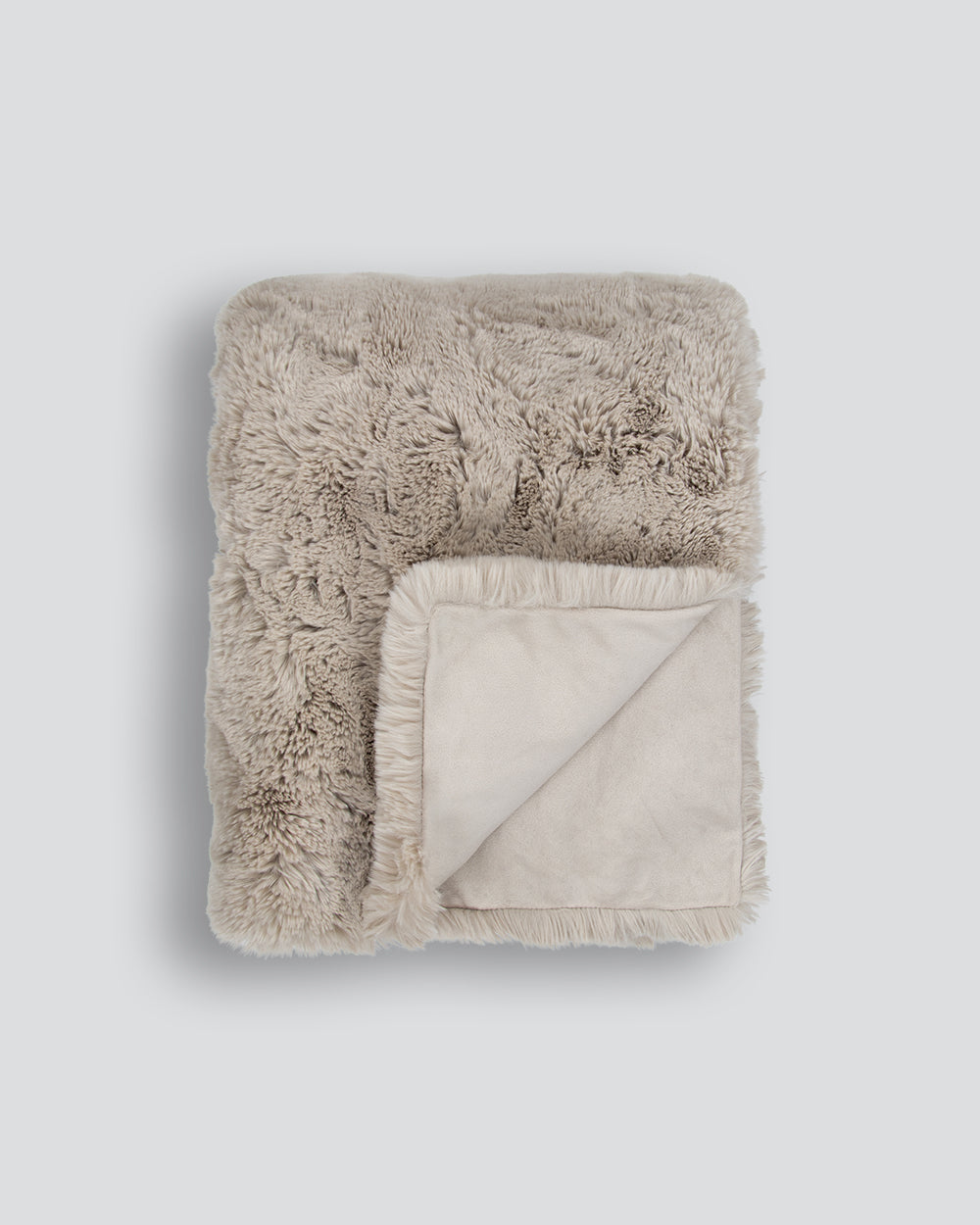 Throw - Pelage Taupe (130 x 150cm)