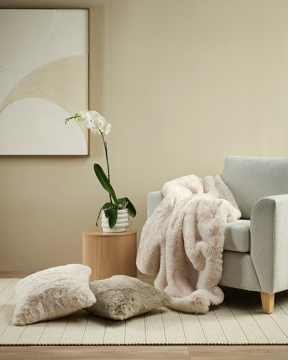 Throw - Pelage Ivory (130 x 150cm)