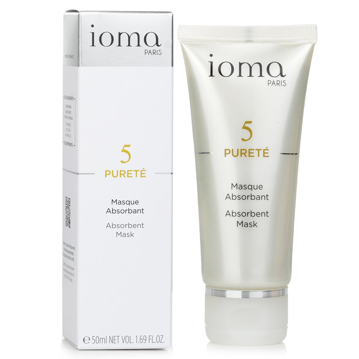 IOMA - Purete - Absorbent Mask  - 50ml/1.69oz