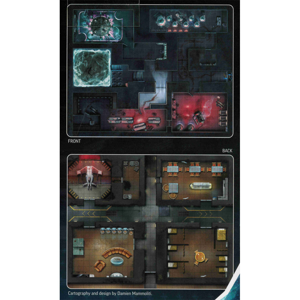 Starfinder Maps: Starfinder Flip-Mat: Space Station