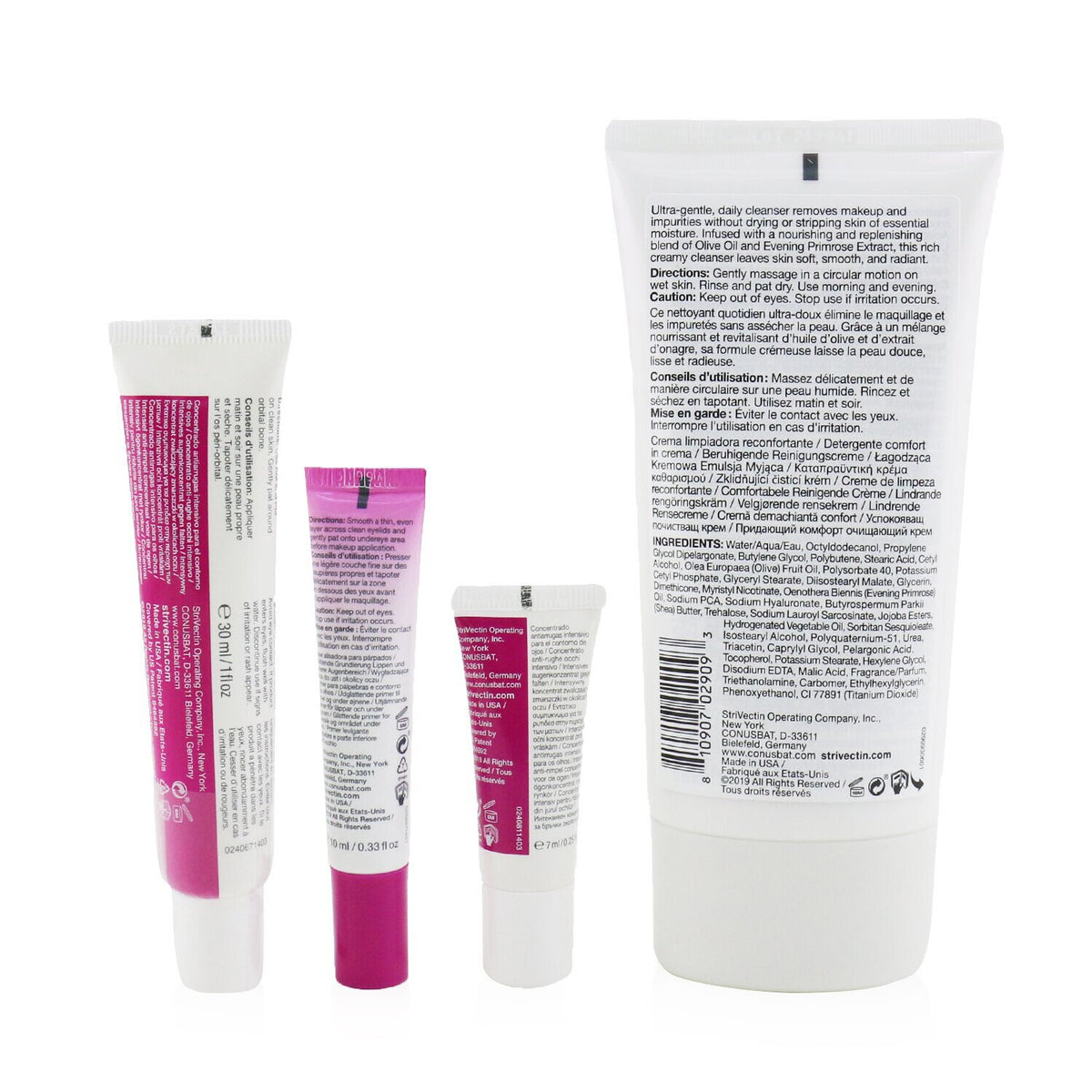 StriVectin - Skin Transforming Collection (Full Size Trio):  Cleanser 150ml + Ey