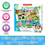 My First Puzzle Sets 4-In-A-Box Puzzles - Farm