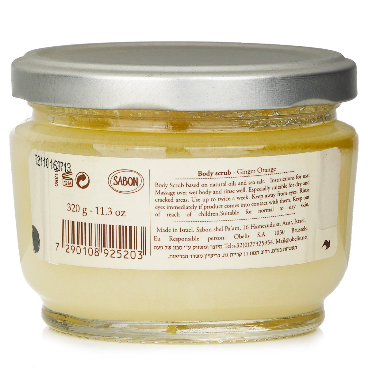 Sabon - Body Scrub - Ginger Orange  - 320g/11.3oz