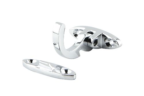 Spur Fastener Spring Catch Solid Brass - Chrome Plated