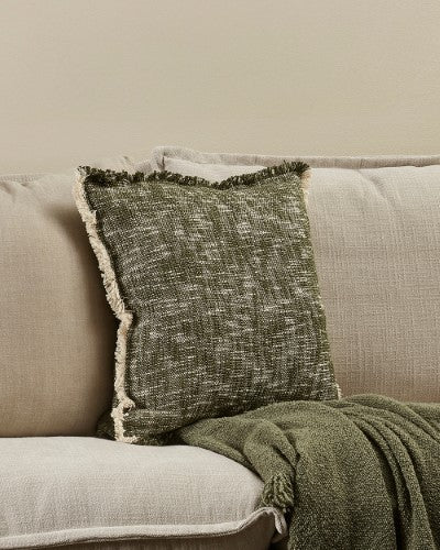 Cushion - Arezzo Olive (50 x 50cm) - OLLO