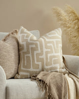 Cushion - Luxor Ivory/Ecru (50 x 50cm) - OLLO