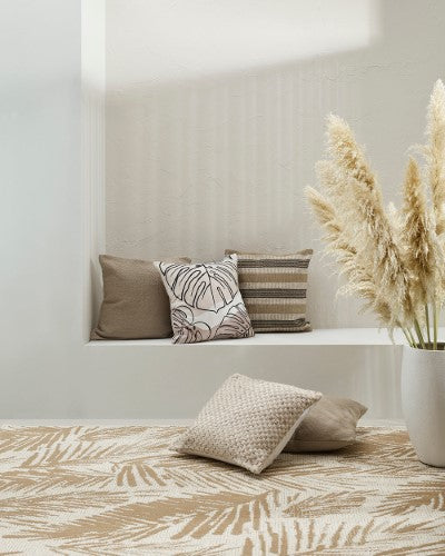Cushion - Pearce Taupe/Ivory (50 x 50cm)  - OLLO