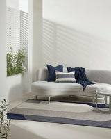 Cushion - Micah Navy (35 x 55cm) - OLLO