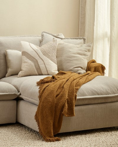 Throw - Lily Toffee (130 x 150cm) - OLLO