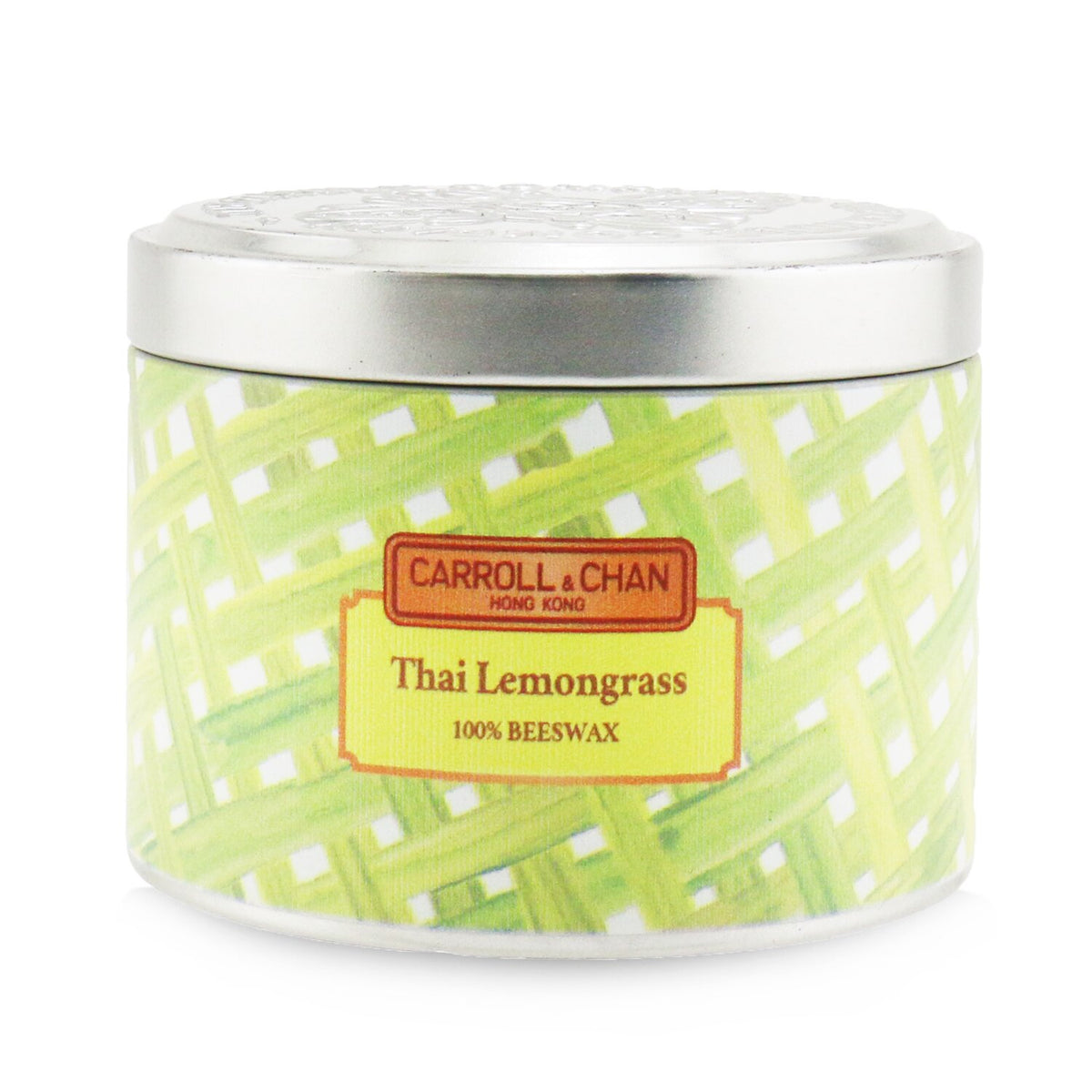 Carroll & Chan - 100% Beeswax Tin Candle - Thai Lemongrass  - (8x6) cm