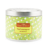 Carroll & Chan - 100% Beeswax Tin Candle - Thai Lemongrass  - (8x6) cm