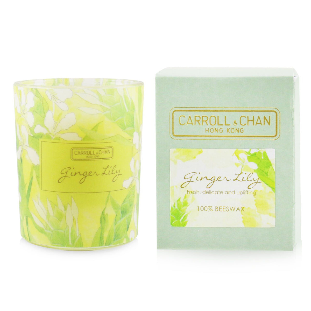 Carroll & Chan - 100% Beeswax Votive Candle - Ginger Lily  - 65g/2.3oz