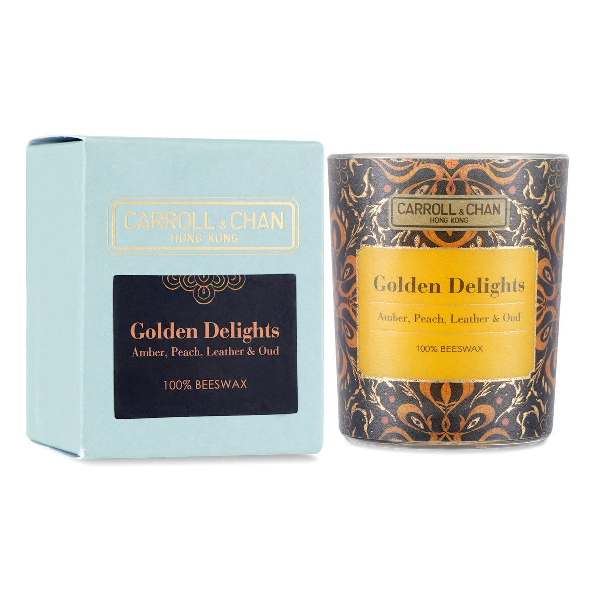 Carroll & Chan - 100% Beeswax Votive Candle - Golden Delights  - 65g/2.3oz