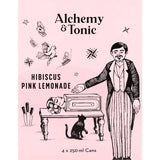 Alchemy & Tonic Lemonade Hibiscus Pink 250ml cans 4pack