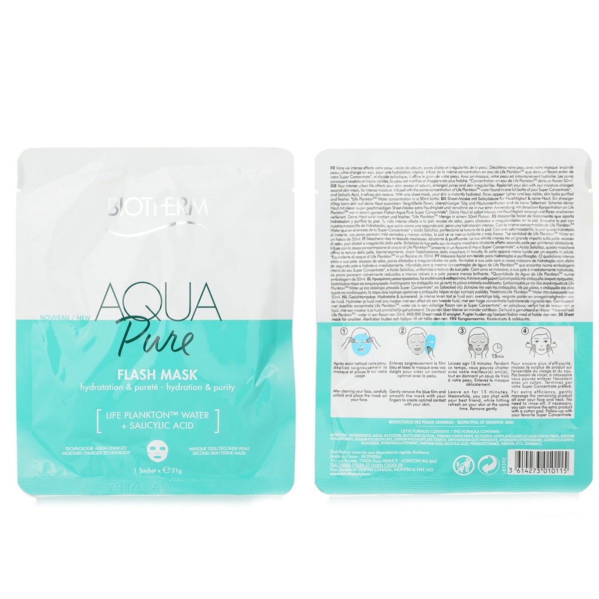 Biotherm - Aqua Pure Flash Mask  - 1sachet