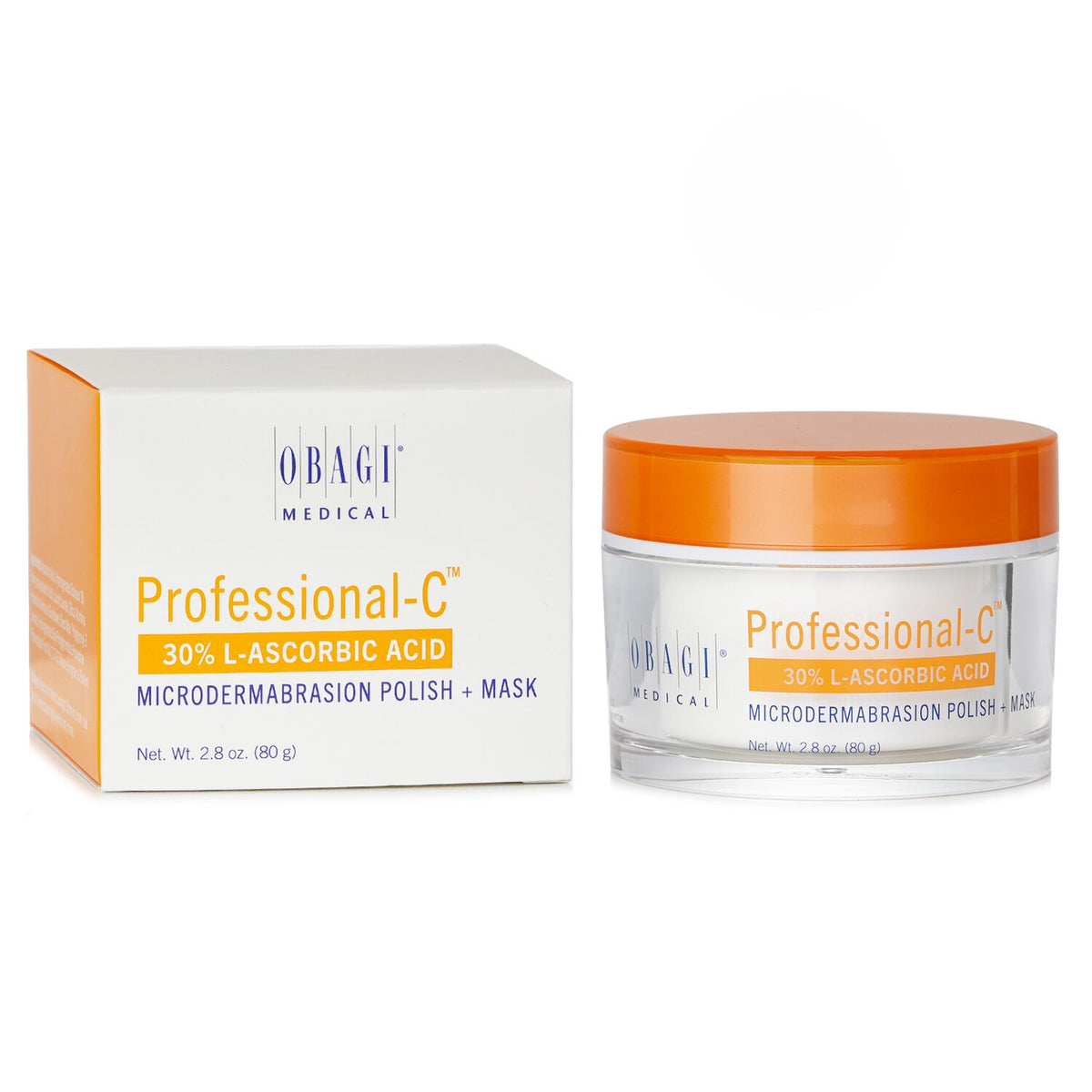 Obagi Professional-C 30% L-Ascorbic Acid Microdermabrasion Polish + Mask 80g/2.8
