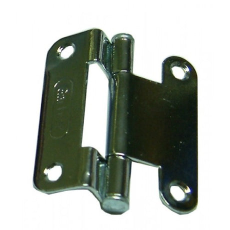 Butt Hinge Semiconcealed Flat Leaf BH45-CFC ZP, durable steel construction with zinc finish for seamless door installations.