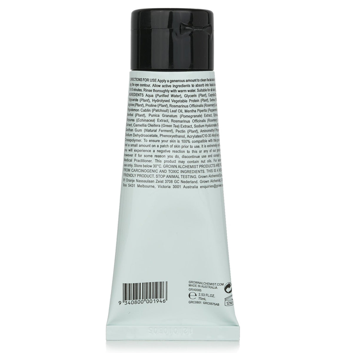Grown Alchemist - Age-Repair Gel Masque - Pomegranate Extract & Peptide Complex