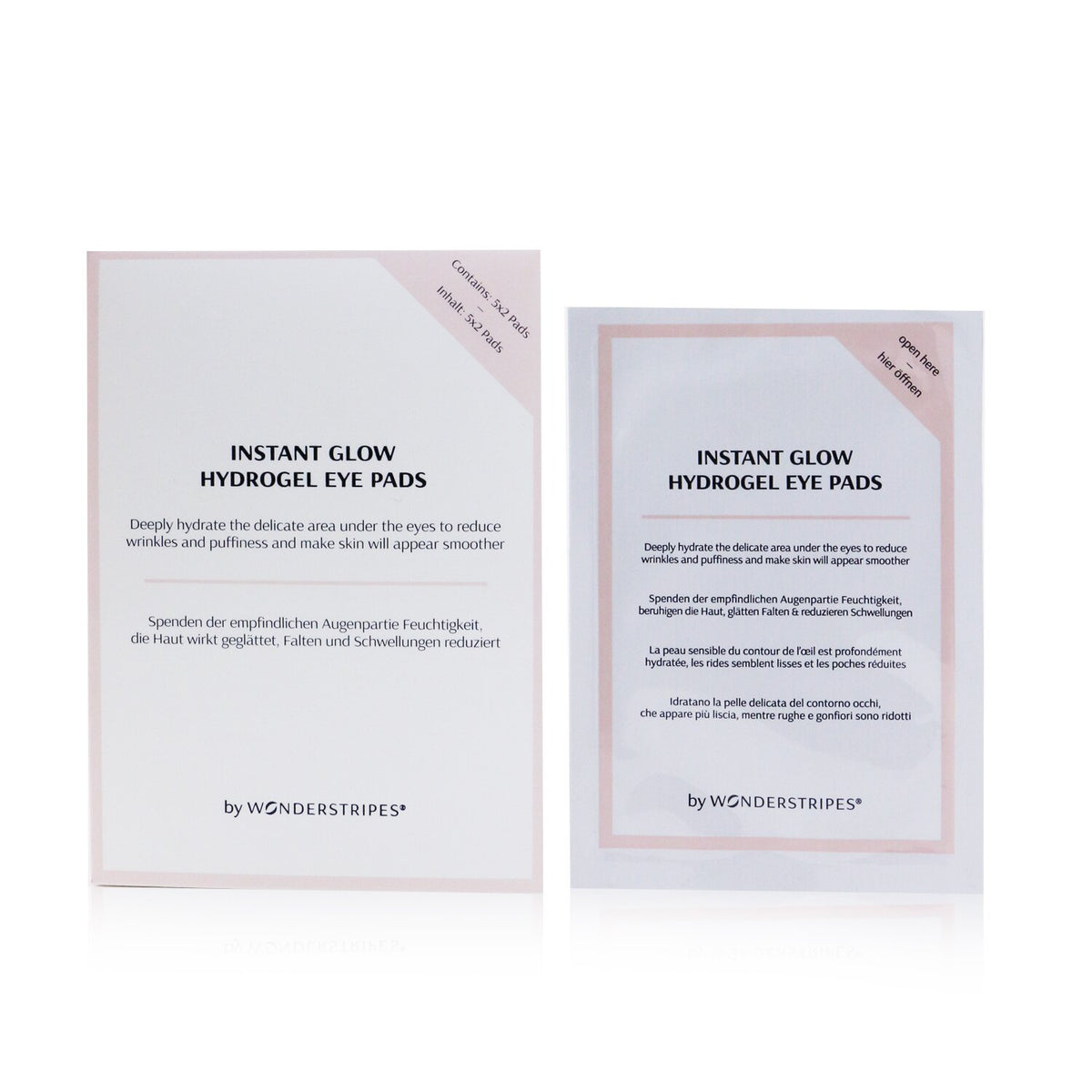 WONDERSTRIPES - Instant Glow Hydrogel Eye Pads  - 5x2pads