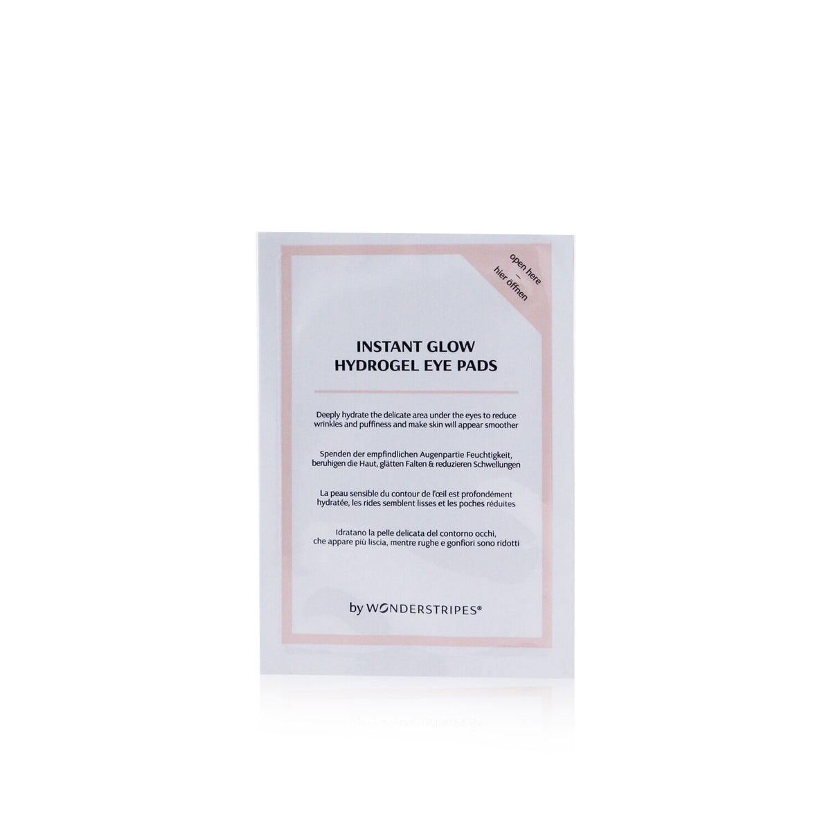 WONDERSTRIPES - Instant Glow Hydrogel Eye Pads  - 5x2pads